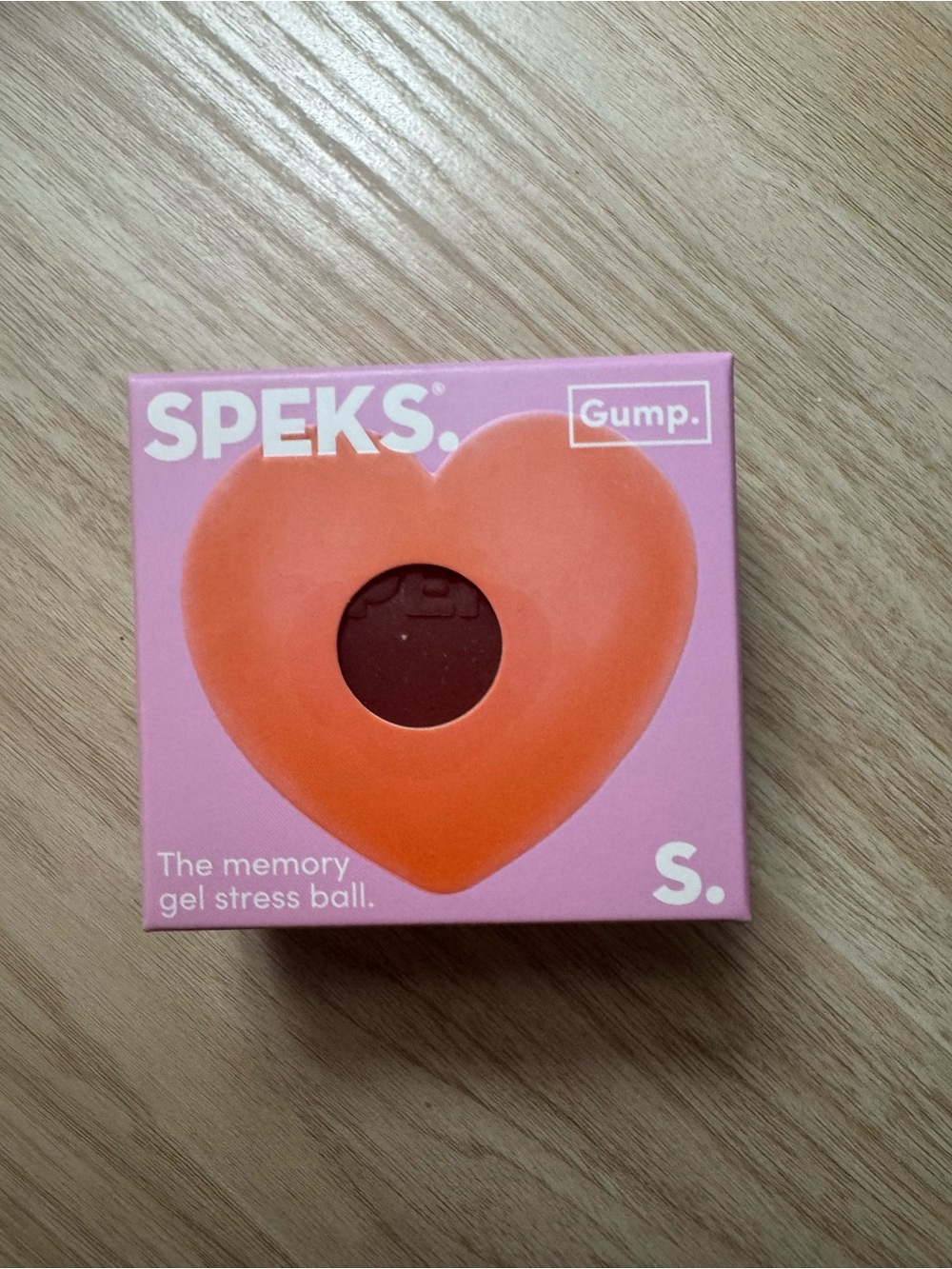 LIMITED EDITION- SPEKS Gump Memory Gel Squeeze Heart ❤️